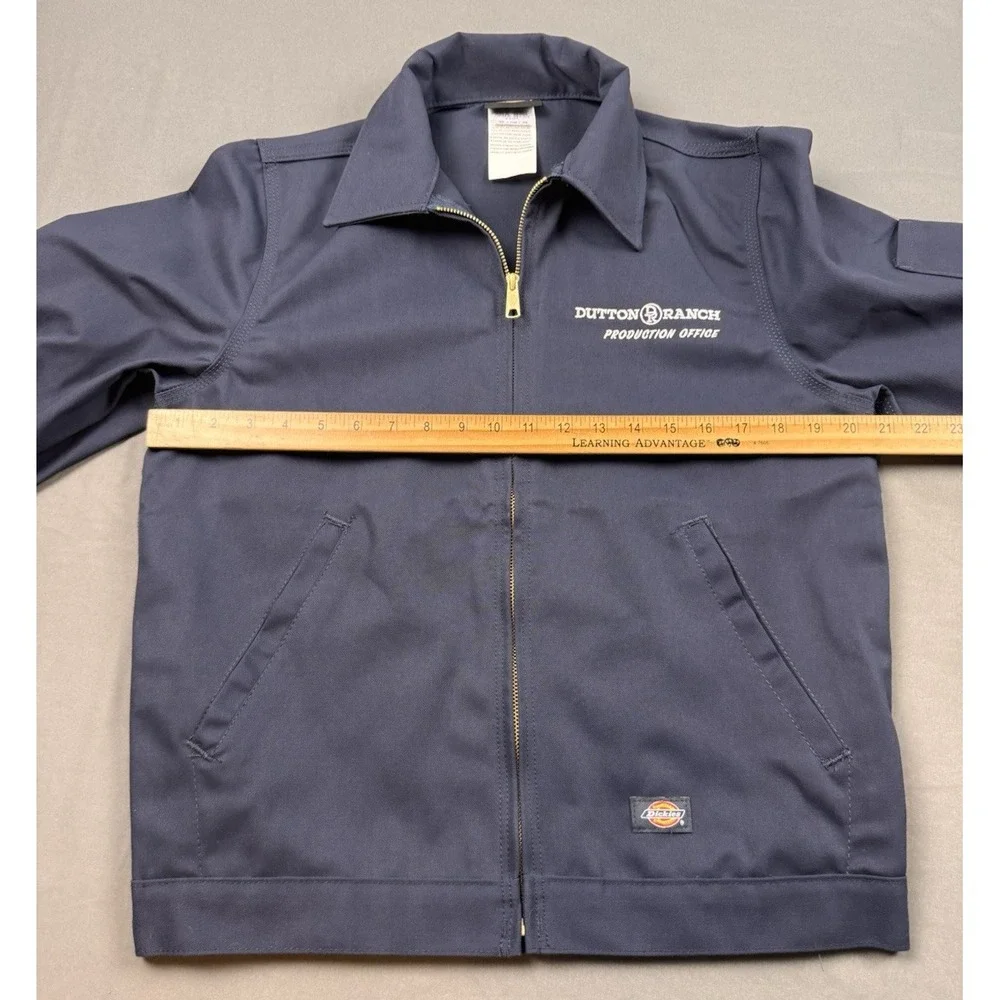 Dickies Eisenhower Jacket Unlined Men's Small Navy NWT Dutton Ranch Logo - Picture 12 of 16